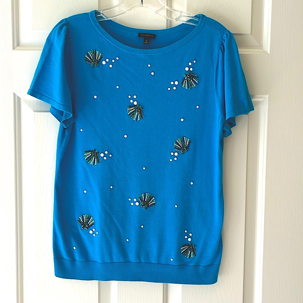 Beautiful Beaded Talbots Sweater